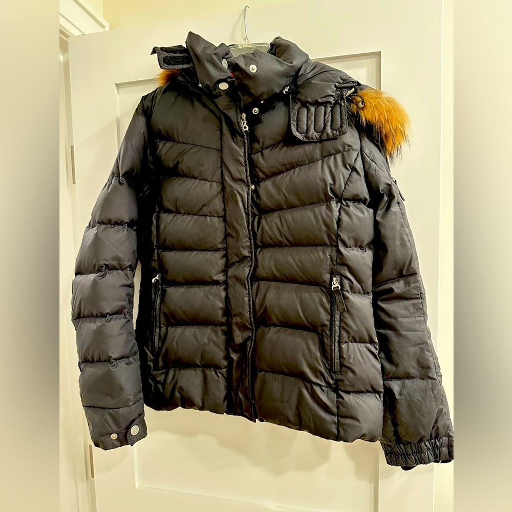 Bogner Brand Fire +Ice 600 real down Feather women’s Jacket with Fur Trim